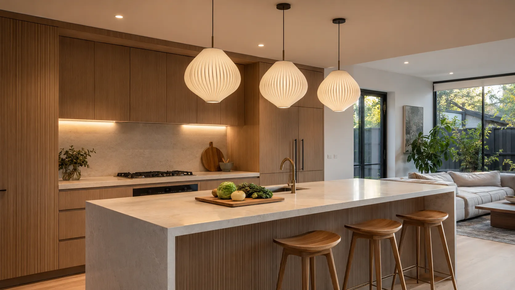 Pendant Lighting Picking Up in Melbourne Kitchen Design